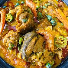 Banga soup with Goatmeat